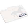 4" x 3" Die Cut Adhesive Notepad - Briefcase